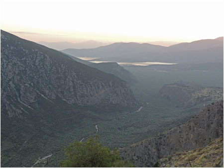 Blick ins Tal,  Delphi / View into valley, Delphi