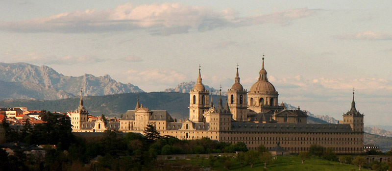 Anklicken zum Vergrern / Click for larger picture. El Escorial Palast/Palace