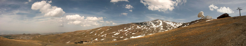Anklicken zum Vergrern / Click for larger picture. Sierra Nevada Panorama 5.2005