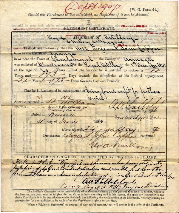 Parchment Certificate - larger