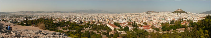 Athen vom Areopag / Athens from Areopagus Hill