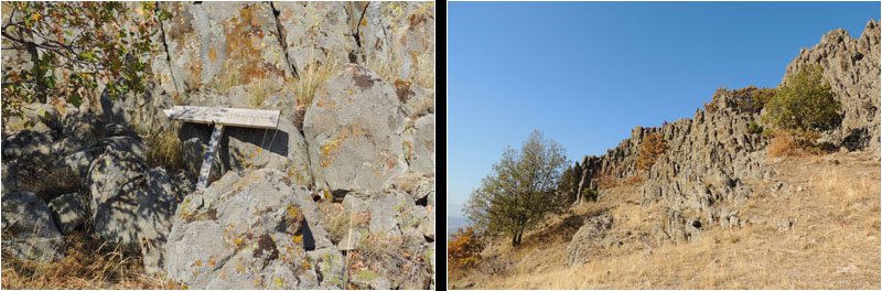 Der Aufstieg zum Berg von Kokino / The way up to the Kokino hill