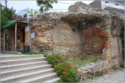 Mauer, Amphitheater Durrës / Wall, Amphittheatre Durrës