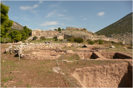 Mykene und Ausgrabungen / Mycenae and excavations