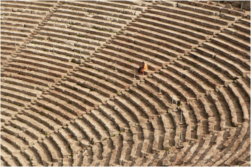 Theater - Sitzmuster / Theatre - pattern of seats 