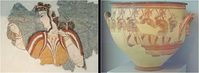 Dame und Kriegervase / Lady and Warrior Vase