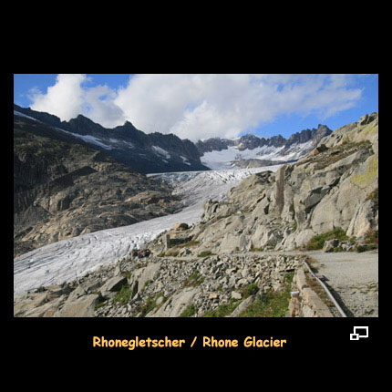 Anklicken zum Vergrern / Click for larger picture. Rhonegletscher/Glacier 8.2006