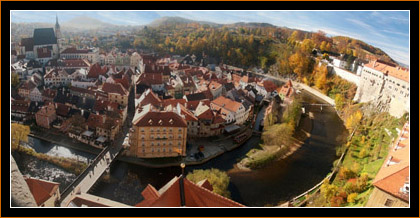 Krummau, Altstadt / Cesky Krumlov, Old Town Centre