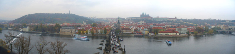 Anklicken zum Vergrößern / Click for larger picture. Prag/Prague Panorama 11.2005
