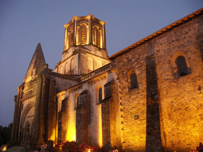 Vauvant Cathedral - night