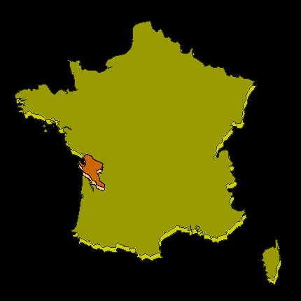 Location map of Isle de Re