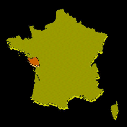 Location map for Vendee