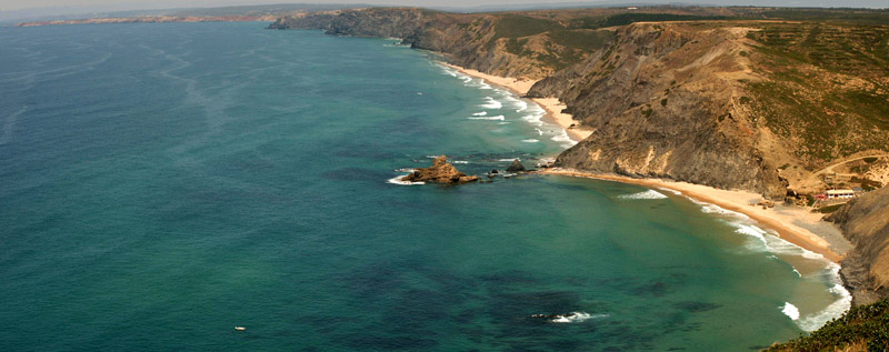 Anklicken zum Vergrern / Click for larger picture. West-Algarve  Panorama 5.2005