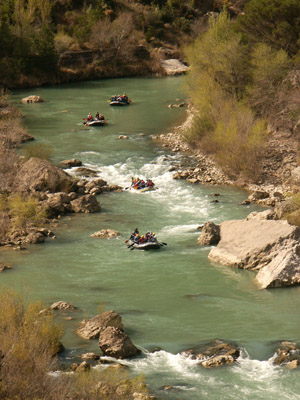 Rafting bei Aguero / Rafting near>Aguero