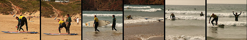 Anklicken zum Vergrern / Click for larger picture. Windsurfer-Schule/School Algarve 5.2005