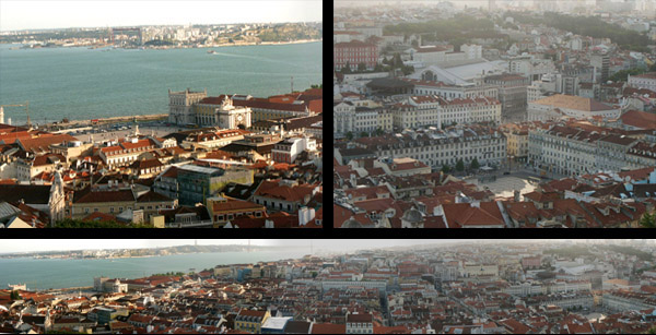 Anklicken zum Vergrößern / Click for larger picture. Lissabon/Lisbon Panorama 5.2005