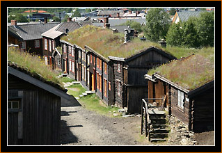 Grubenarbeiterhuschen / Pit Workers' Cottages,, Roros