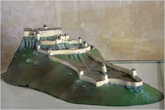 Zipser Burg Modell / Spis Castle model