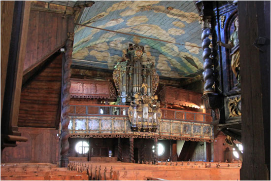 Artikularkirche, Kesmark, die Orgel / Articular church organ, Kesmarok