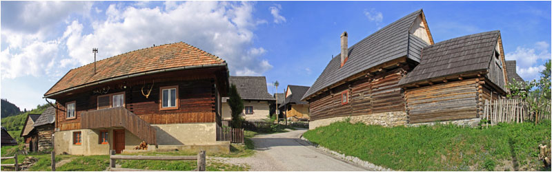 Vlkolinec Häuser / Houses