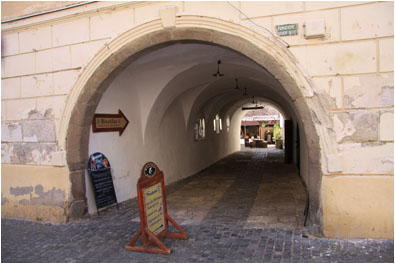 In der Altstadt, Kremnitz /  In the old town, Kremnica