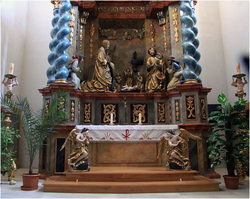 Altar der Geburt Christi, Jakobuskirche,  Leutschau / Altar of the Nativity, St. James' Church, Levoca