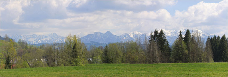 Tatragebirge vom Norden / Tatra Mountains from the north