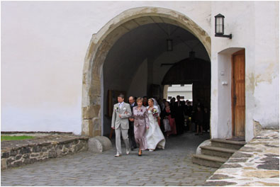 Hochzeit in der Burg, Kesmark / Wedding in the castle, Kezmarok