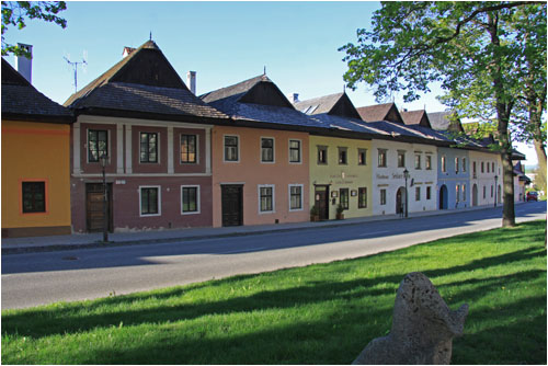 Häuserreihe in Spisska Sobota / Row of houses in Spisska Sobota