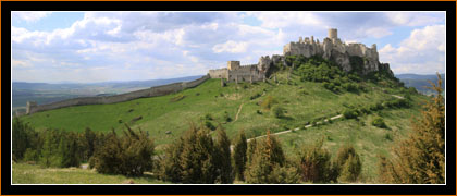 Zipser Burg vom Osten / Spis Castle from the east