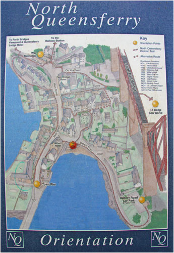 Stadtplan / Map North Queensferry 