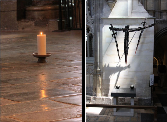Kerze / Candle Thomas Becket Canterbury